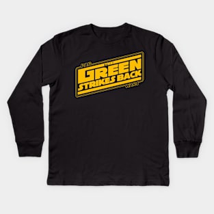 The Green Strikes Back Kids Long Sleeve T-Shirt